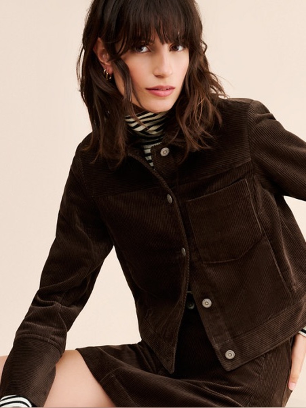 ALEX MILL Betty Cord Cropped Jacket - Picture 2 of 10